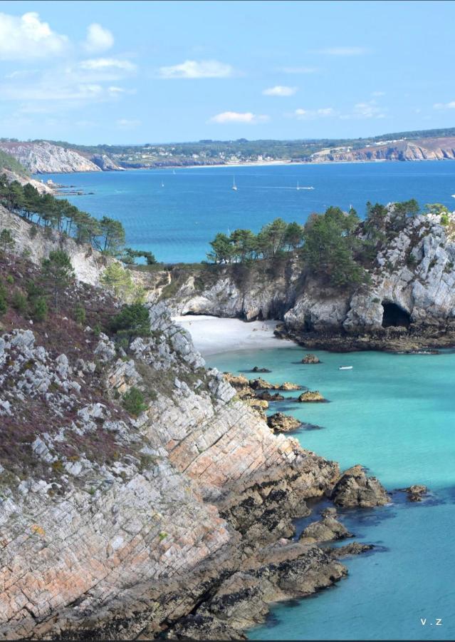 Maison A Morgat En Bretagne Sur La Presqu'Ile De Crozon Situee A 800 M De La Mer Piscine Chauffee Toute L'Annee Travaux Piscine Du 10 Au 20 Juin 2025 Крозон Екстер'єр фото